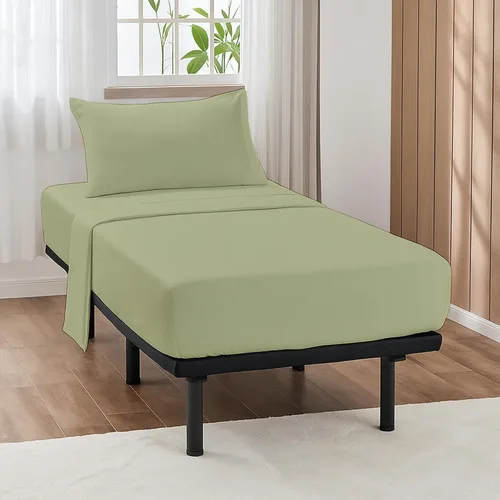 Miniatura 10 de ARlinen Juego de sábanas de 4 piezas para cuna de 25 x 75 pulgadas, colchón ajustable de algodón egipcio que se adapta a hasta 4 a 8 pulgadas