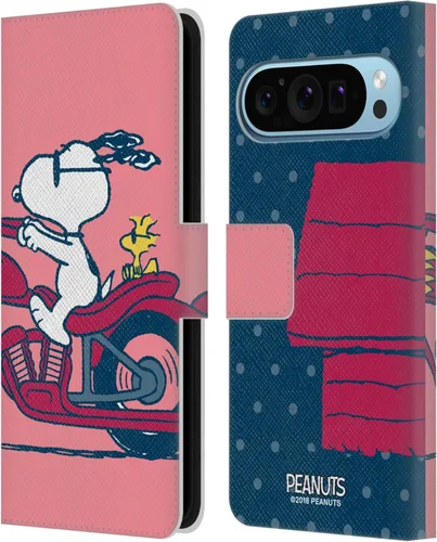 Miniatura 16 de Head Case Designs Officially Licensed Peanuts Snoopy & Woodstock 2 Halfs and Laughs Leather Wallet Case Compatible with Google Pixel 8 Snoopy