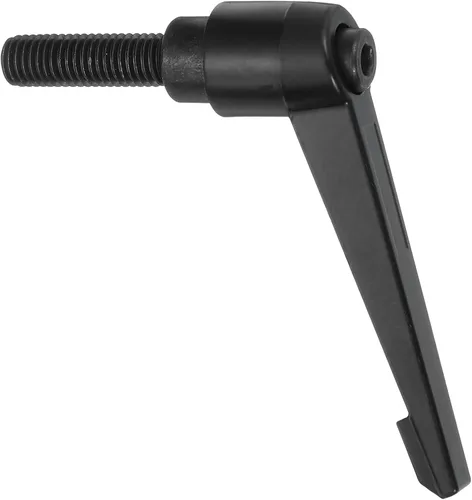 Miniatura 18 de uxcell Perillas ajustables M5 x 0.472 in, mango de rosca macho, botón de trinquete de liberación rápida, perno giratorio para maquinaria de torno