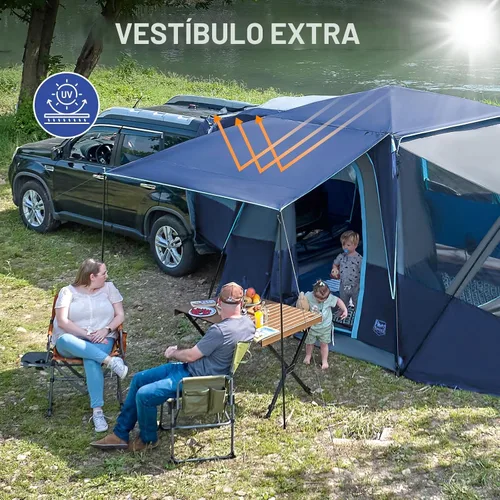 Miniatura 3 de TIMBER RIDGE 5-9 Person SUV Tent with Screen Porch and Awning for Family Camping, Weather Resistant and Portable Van or Car Tent, Includes Rainfly
