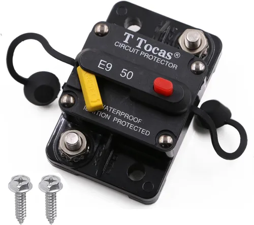 Miniatura 17 de E69 Interruptor de circuito de 10 A T3 con restablecimiento manual Mini de montaje en superficie IP66 Interruptor conmutable de 10 A