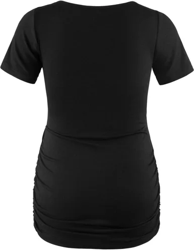 Miniatura 2 de Bhome Camiseta de maternidad de manga corta para verano, para embarazo