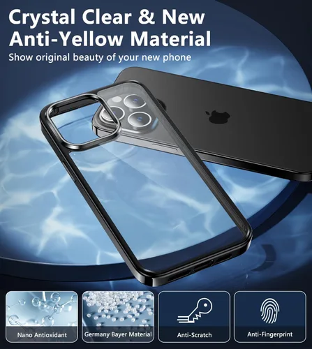 Miniatura 266 de FNTCASE Funda para iPhone 13 Pro-Max: Fundas magnéticas transparentes compatibles con Magsafe Slim anti amarillamiento protección contra caídas