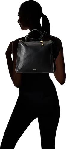 Miniatura 9 de Fossil Parker - Mochila convertible de cuero para mujer Negro Large - Black