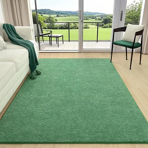 Miniatura 6 de AROGAN Alfombras pequeñas lavables para dormitorio, alfombra de pasillo de 2 x 4 con espuma viscoelástica para pasillo, alfombra antideslizante
