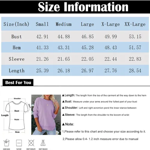 Miniatura 7 de Pkabogbi Sudadera casual de manga larga con cuello redondo para mujer, holgada, ligera, sin botones
