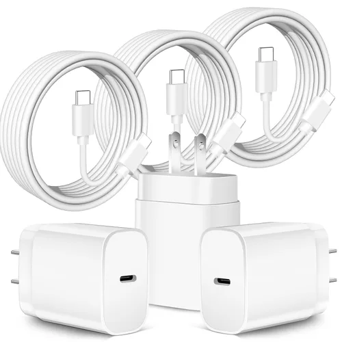Miniatura 7 de Cargador súper rápido Samsung, bloque de carga rápida Samsung, paquete de 2 cargadores de pared USB C Samsung de 25 W, cable USBC rápido de 3 m