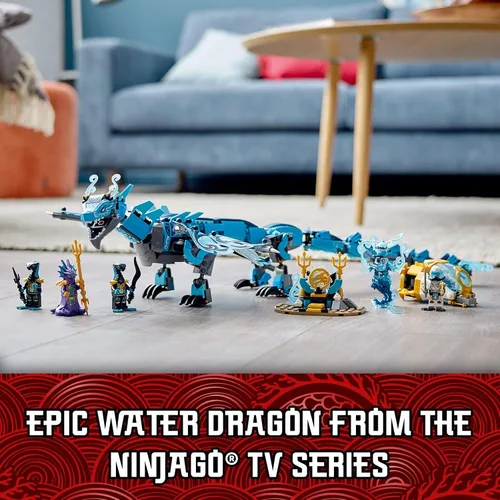 Miniatura 2 de LEGO NINJAGO - Juguete de dragón de agua, 71754, juego de construcción con 5 minifiguras y armas, regalos ninja para niños de 9 años de edad, niños