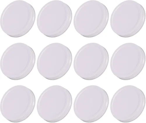 Miniatura 6 de uxcell Tapas para tarros de conserva, 2.76 pulgadas, boca regular, tapas de placa de hojalata a prueba de fugas para conservas de cocina