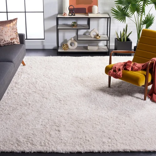 Miniatura 24 de SAFAVIEH Malibu Shag Collection - Alfombra decorativa, 3 x 5 pies, carbón, hecha a mano, sólida, 1.4 pulgadas de grosor, ideal para zonas de alto