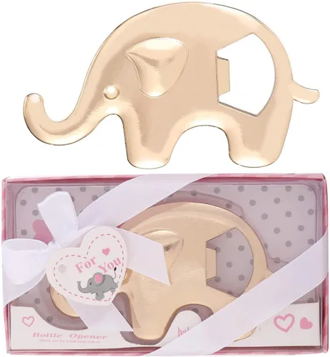 Miniatura 8 de Paquete de 15 abrebotellas para baby shower, abrebotellas con forma de elefante, regalos de baby shower, cumpleaños, despedida de soltera, regalo