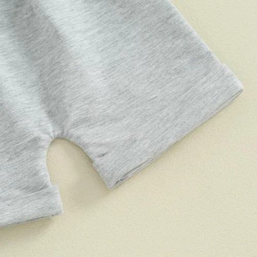Miniatura 42 de Conjunto de camiseta de manga corta para bebé niño y niña, camiseta de manga corta, pantalones cortos casuales, ropa para recién nacidos, 6, 12, 18