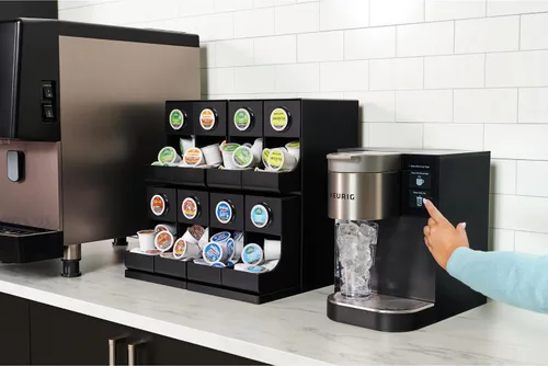 Miniatura 12 de Keurig K-2550 - Cafetera de una sola porción para empresas medianas, plomada, plata/negro