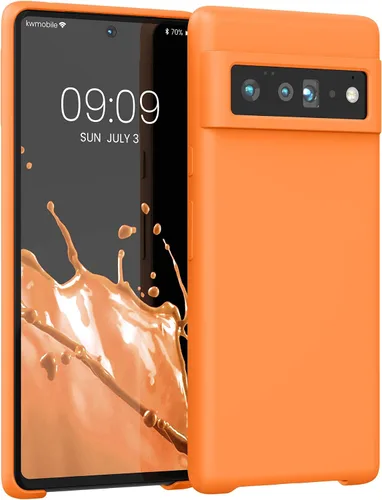 Miniatura 661 de kwmobile Funda Compatible con Google Pixel 6 Pro - Funda de teléfono de silicona TPU con acabado suave - Azul Arrecife