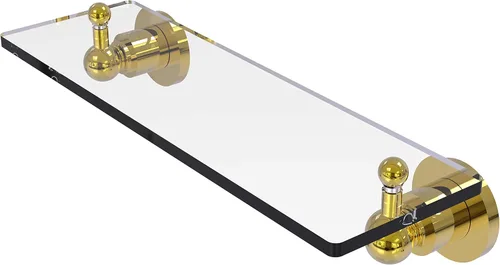 Miniatura 27 de Allied Brass AP-1/16 Astor Place - Estante de cristal con bordes biselados, color negro mate Mate negro