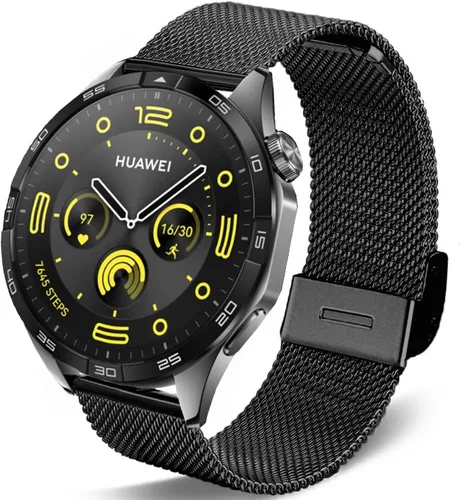 Miniatura 25 de DEALELE Correas compatibles con Samsung Galaxy Watch de 1.81 pulgadas / Galaxy 3 de 1.77 pulgadas / Gear S3, correa de repuesto de metal con textura