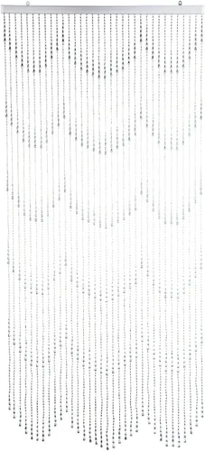 Miniatura 10 de Cortina con cuentas de cristal iridiscente de 3 pies x 6 pies, cortina para puerta, panel de pared, divisor de habitación, persiana para boda