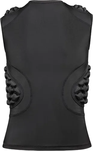 Miniatura 2 de Camiseta acolchada de fútbol juvenil para niños, protector de costillas en el pecho, protección del esternón, camiseta interior de rugby para niños