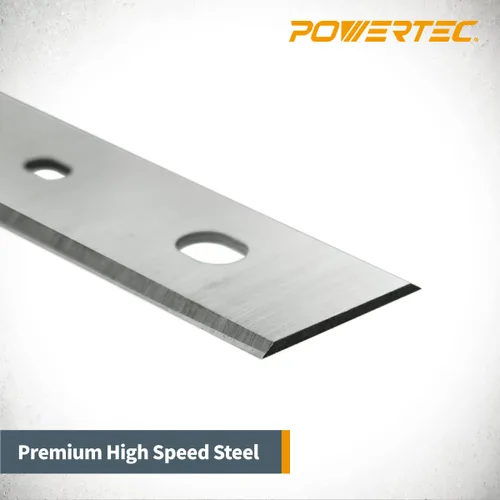 Miniatura 3 de POWERTEC Cuchillas cepilladoras de 13 pulgadas para cepilladora DeWalt DW735, DW735X, repuesto para cuchillos cepilladores DW7352, juego de 6