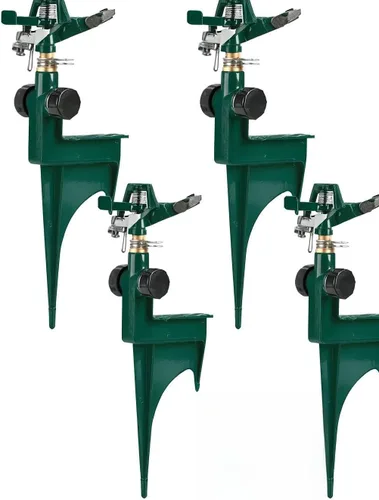 Miniatura 5 de Orbit rociador de agua con base puntiaguda de metal, paquete de 2 unidades., Verde