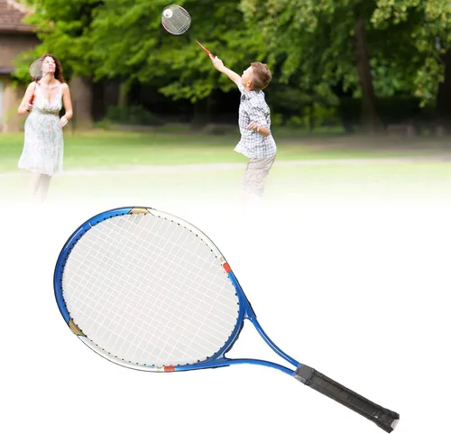 Miniatura 6 de RiToEasysports Raqueta de tenis para adultos, de aleación de aluminio de 27 pulgadas, ligera, para principiantes, jugadores intermedios