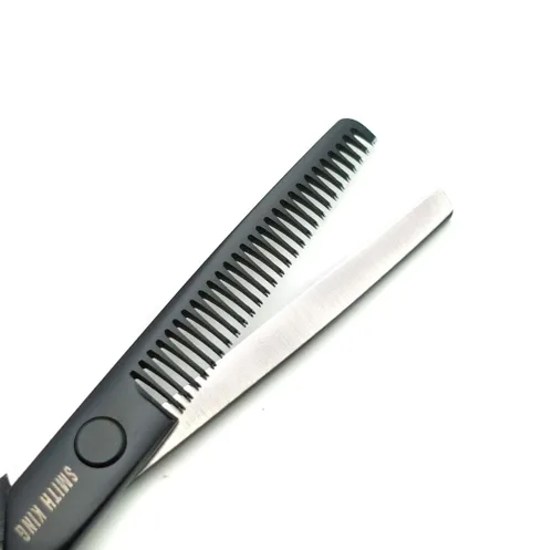 Miniatura 7 de Tijeras de pelo de 5.5 pulgadas con peine de adelgazamiento, tijeras de corte de cabello, tijeras de adelgazamiento para profesionales y personales