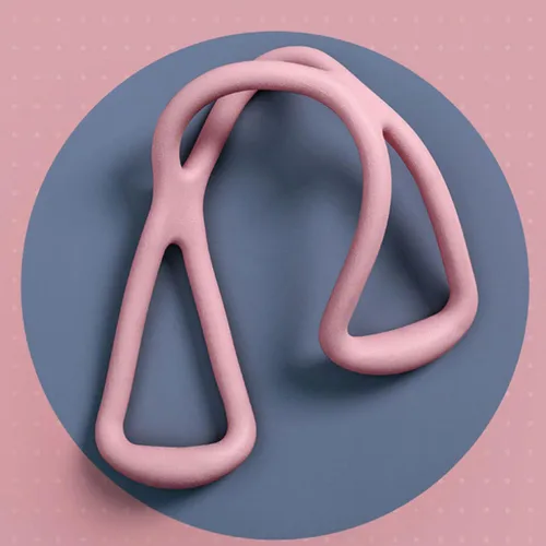 Miniatura 7 de BESPORTBLE Juego de 3 bandas elásticas de resistencia para yoga, alta elasticidad para estiramientos de espalda, hombros y pecho, correas