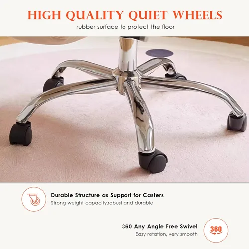 Miniatura 6 de High Back Desk Chair,Big and Tall Office Chair with Footrest,Ergonomic Computer Leather High Back Executive Lumbar Support for Heavy People,Gray