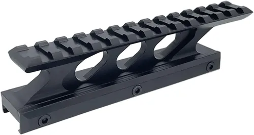 Picatinny Riser Mount 1 pulgada de alto perfil de montaje de alcance base elevadora Weaver Picatinny Rail hacia adelante extendiéndose para visores