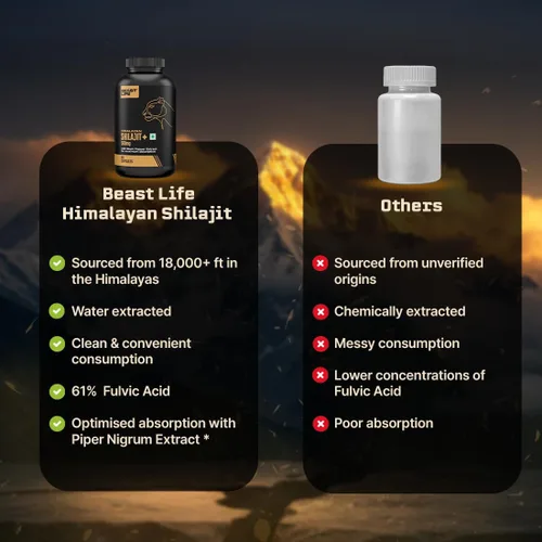 Miniatura 3 de Himalayan Shilajit 61% de ácido fúlvico y 80+ minerales traza biodisponibles Mejora la fuerza muscular, la resistencia, la energía y la potencia