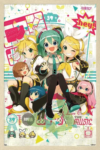 Miniatura 9 de Trends International Hatsune Miku Hey - Póster de pared (22.375 x 34 pulgadas)