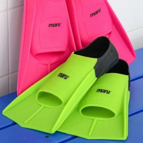 Miniatura 5 de MARU Aletas de entrenamiento, aletas de natación de silicona para patadas más fuertes y rápidas con mayor propulsión, utilizadas para entrenamiento