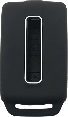 Miniatura 6 de Funda de silicona para llavero inteligente de 5 botones para Jeep Grand Cherokee Grand Wagoneer 2021 2022 (negro + rojo)