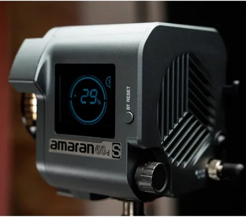 Miniatura 4 de Aputure Amaran 60D S, Luz de vídeo LED COB Luz del día Amaran 60D, Luz LED de vídeo COB de 60W 5600k Control de aplicación Bluetooth 8 efectos