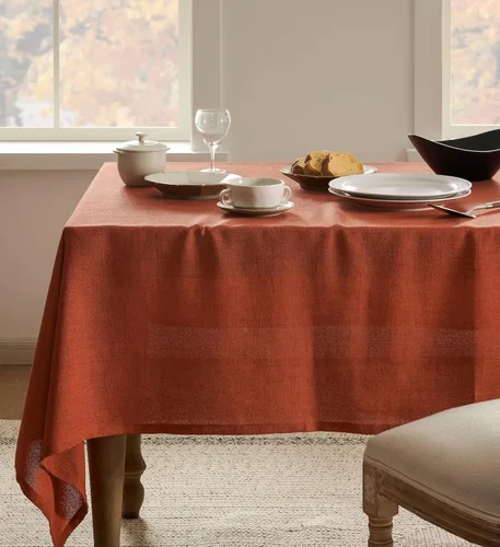 Miniatura 15 de Mantel de lino para mesa cuadrada, 52 x 52 pulgadas, color negro, mantel negro estilo granja, manteles de arpillera resistentes al agua para mesa