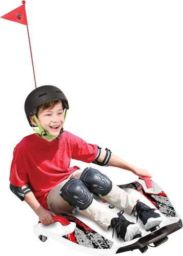 Rollplay Nighthawk - Juguete eléctrico para niños, batería de 12 V 7 AH, 6.5 MPH, a partir de 6 años Blanco