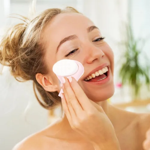 Miniatura 7 de Beaupretty Cepillo de limpieza facial de silicona de doble cara Cepillo limpiador facial Cepillo de lavado facial Cepillo de limpieza facial Cepillo