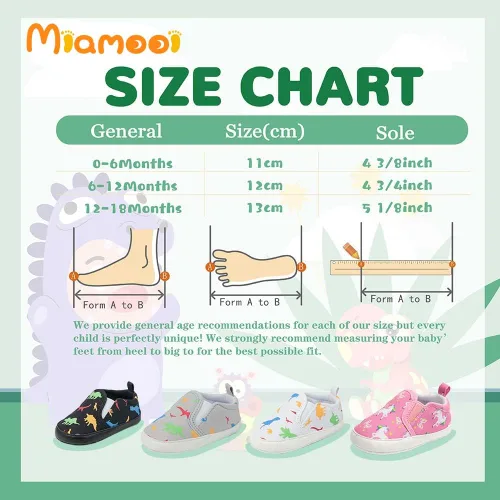 Miniatura 6 de Miamooi Zapatos deportivos para bebés y niñas con suela suave, zapatos para primeros caminos, casuales, planos, para recién nacidos, ligeros