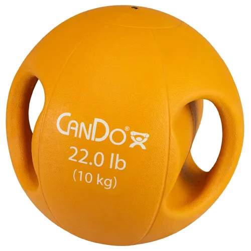 Miniatura 12 de CanDo Balón medicinal moldeado de doble mango para entrenamiento de fuerza, entrenamientos de núcleo, calentamientos, cardiometría y pliometría