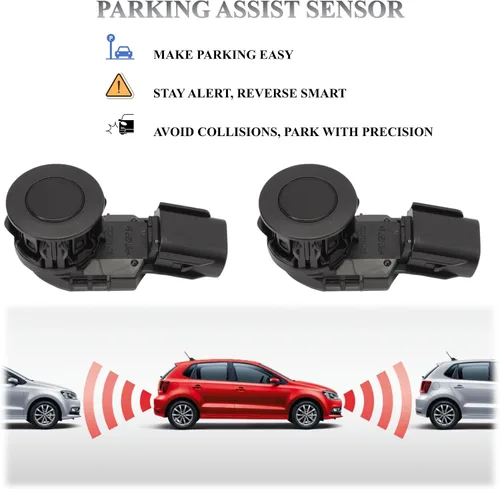 Miniatura 4 de PANNUOSCS Sensor de respaldo, respaldo inverso, estacionamiento, parachoques trasero, sensor de objeto de asistencia de estacionamiento, compatible