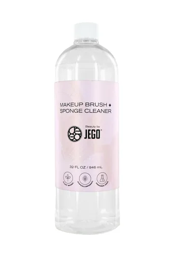 Miniatura 10 de JEGO Solución limpiadora de brochas de maquillaje, limpiador de esponjas, limpiador líquido para brochas de maquillaje, solución hipoalergénica y a