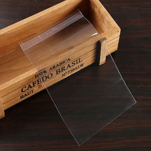 Miniatura 8 de Bolsas de celofán autoadhesivas transparentes de 3 x 5 pulgadas, bolsas de celofán adhesivas de cristal, 200 bolsas de polietileno de vidrio OPP