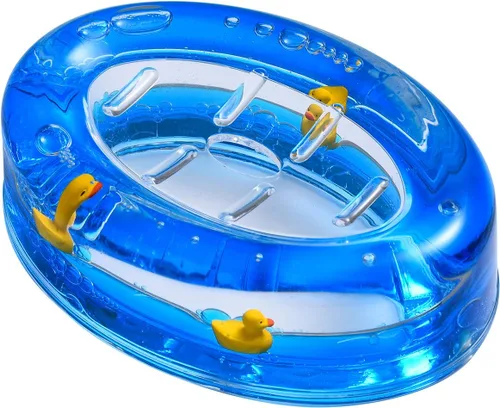 Miniatura 5 de Locco Decor - Juego de accesorios de tocador para baño (5 piezas, líquido acrílico 3D movimiento flotante Pato)
