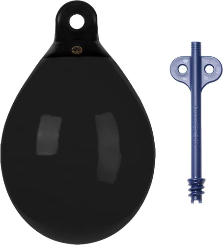 Miniatura 15 de Dan-Fender Guardabarros redondos de alta resistencia y boya marcadora – Parachoques de bola multiusos para barcos – Cuerda sólida que sostiene