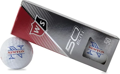 Miniatura 9 de Pelotas de golf personalizadas, manga de 3 pelotas de golf Wilson Staff Elite, diseños de monograma personalizados para añadir tu nombre e iniciales