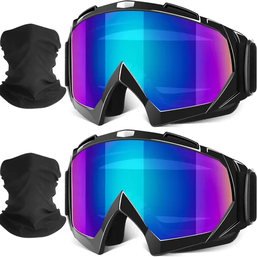 Miniatura 10 de Gafas de Motocicleta, Gafas para Moto de Tierra ATV Todoterreno Motocross Protectoras, Casco de UTV para Adultos, Jóvenes y Niños