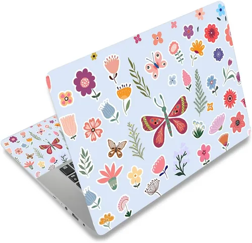 Miniatura 24 de Adhesivo para laptop de 12.1-15.6 pulgadas, calcomanía reutilizable universal de vinilo para laptop, protector de arte impermeable en color panal