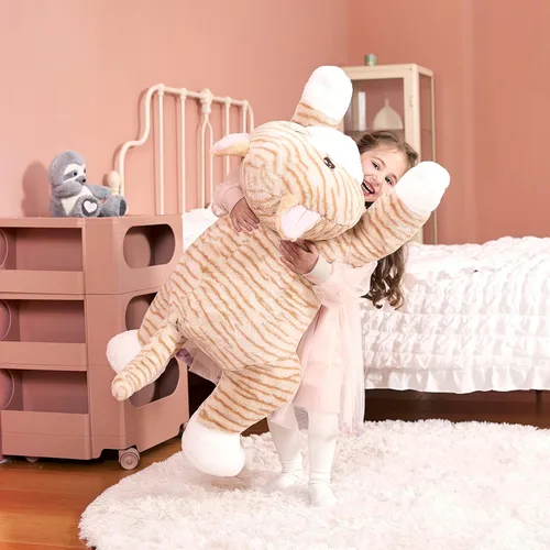 Miniatura 7 de IKASA Animal de Peluche de Gato Grande Juguete de Peluche, Gatito Gigante Lindo Juguetes Suaves Jumbo, Peluche Enorme de Gran Tamaño Peluche
