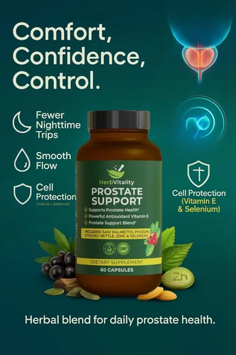 Miniatura 7 de Suplemento de apoyo para la próstata para hombres – Saw Palmetto, Beta-Sitosterol, Pygeum, ortiga, zinc y selenio – Apoya el flujo urinario