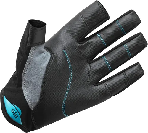 Miniatura 8 de Gill Guantes de vela de campeonato – Dedos largos con dedo y pulgar expuestos – Tela Dura-Grip 50+ protección solar UV y repelente al agua